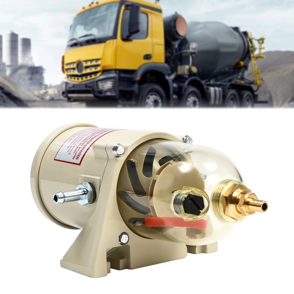 Diesel brændstof/vand-separatorfilter - Kompatibel 500FG/FH - 227 L/t - Aluminiumlegering - Til lastbil & båd - Korrosionsbestandig