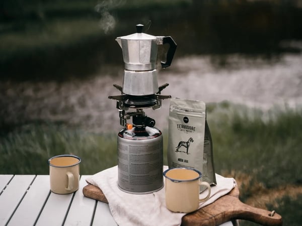 Mokkakande - Elektrisk espressokande - 500 W - 5 Niveauer - Justerbar Temperatur - Varmeplade - Automatisk Opvarmning - Sølv