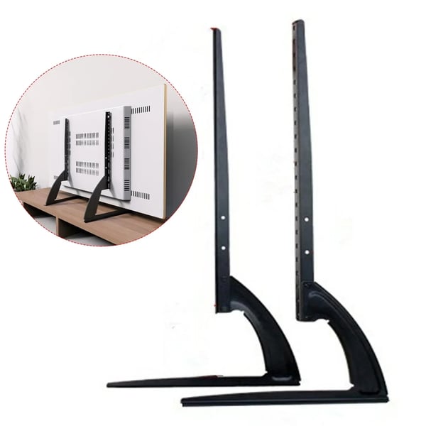 Universel laptop stander - Bordstativ - Til 25–51 cm bærbare - Højdejusterbar - Sort