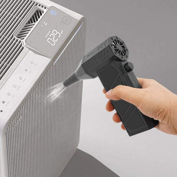 Jet Støvblæser - Håndholdt Air Duster - Høj hastighed - Bærbar - Tør rengøring - Til tastatur og elektronik