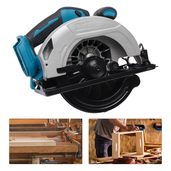 Mini Rundsav - Dyksav - Børsteløs Motor - 4500 rpm - 178 mm Klinge - Batteridrevet - Uden Batteri - Sort
