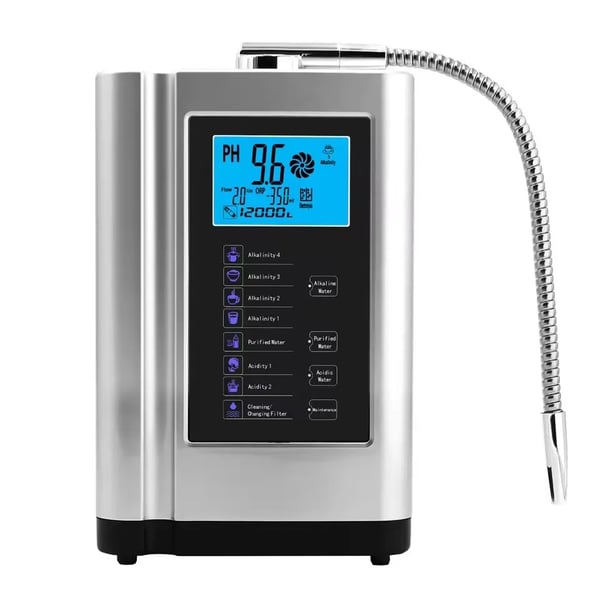 Vandionisator til brintberiget vand - EHM-729 - Kran-tilslutning - Bord-/vægmontering - Titanelektroder - 2,0 L/min - 90 W - Lysegrå