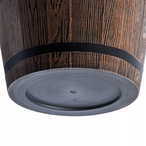 Blomsterkrukke - Urtepotte - 23 cm Diameter - Stor - Til Indendørs og Udendørs - Brun