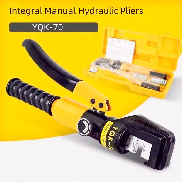 Hydraulisk crimptang - YQK-70 - 4–70 mm² kapacitet - Til kabelsko og terminaler - CE-certificeret - Til professionelt brug