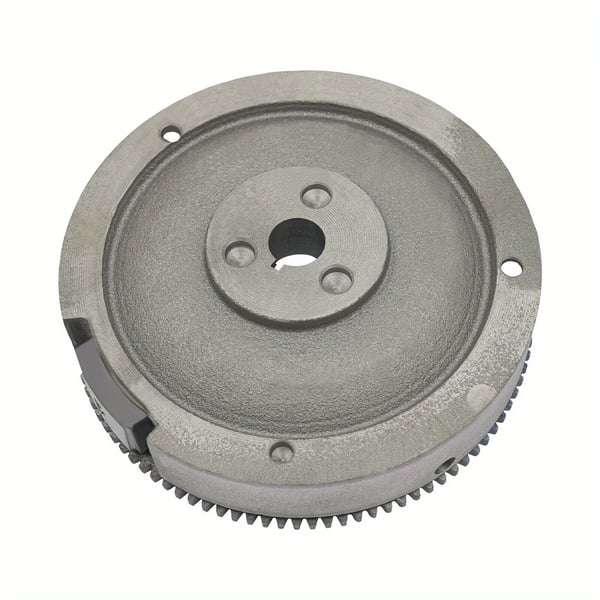 Svinghjul Elstartkit - GX390 Motor - Kompatibel med 13 hk/11 hk - Tændingslås med nøgle - Til motor og generator - Sølv
