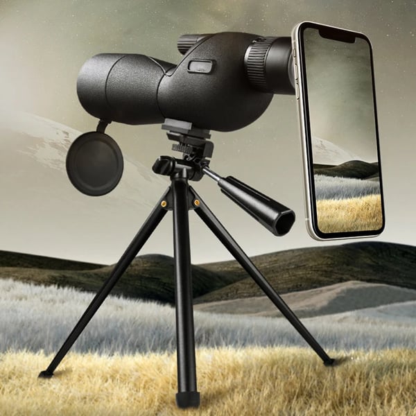 Spektiv - Monokulær zoomkikkert - 25–75x zoom - 60 mm objektiv - BK7-prisme - IPX4 stænkbeskyttet - Beige