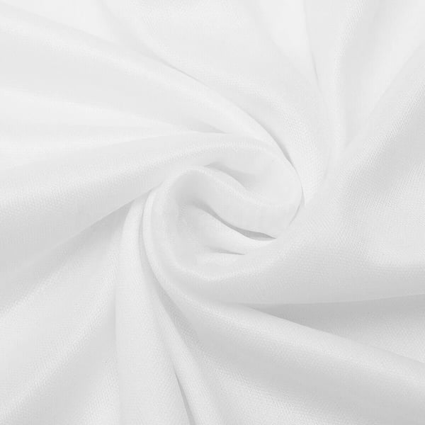 Taustaverhot häihin, 3x3 m silkkikangas, valkoinen, juhliin, näyttämölle, teatteriin ja valokuvausstudioihin