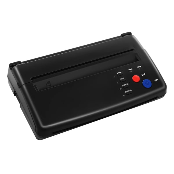 Tatoveringsstencil-printer - Kopimaskine - 220 V - A4 - Effektiv scanningsbredde 21 cm - Sort