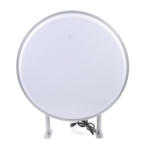 LED valolaatikko - Kaksipuolinen pyöreä valokyltti - 60 cm - IP65 vedenpitävä - 220V AC - Ravintoloihin ja myymälöihin
