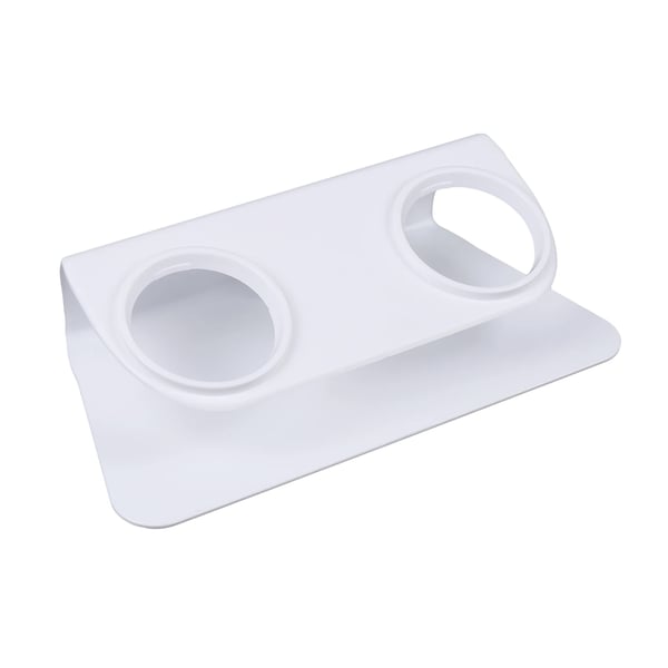 Kissa- ja Koirakuppi - Tuplakuppi - 15° Kallistus - 359 ml/Kuppi - Halkaisija Ø 13 cm - Kissankorva-Design - Elintarvikekelpoinen PC-Muovi