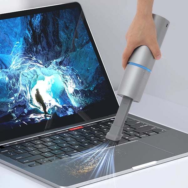 Käsipölynimuri - 84 W - Suodatin - USB-Kaapeli - Harmaa
