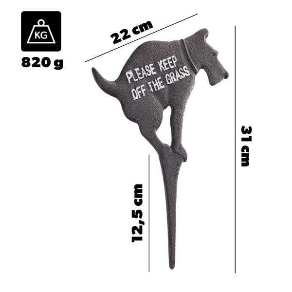 Trädgårdsskylt - Växtetikett/Växtskylt - Längd 31 cm