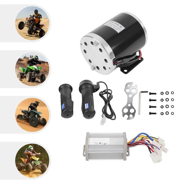 Elcykel konverteringssæt, 36V 800W DC børstemotor-kit, til scootere, gokarts og strandcykler