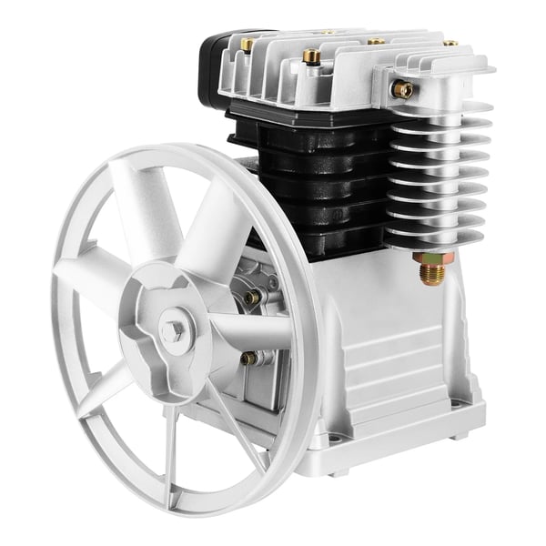 Ilmakompressorin pumppupää - Malli 2065 - 250 L/min (66 gal/min) - Maks. 1,0 MPa (10 bar) - Alumiini & rauta - 12,32 kg