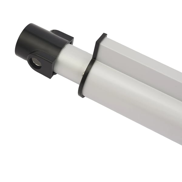 Lineær aktuator - Elektrisk Løft - 6000 N Kraft - 5 mm/s - IP44 - ≤48 dB - DC 12V 5A - Aluminiumlegering - Sølv