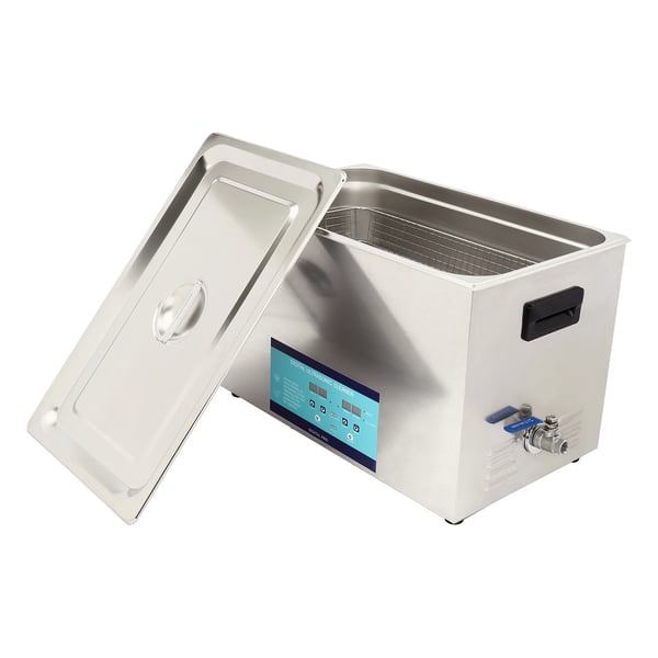 Ultraäänipesuri - 30 l - Kaksitaajuus 28/40 kHz - Ajastin 0–30 min - EU-pistoke 220 V - 201/304 Ruostumaton Teräs - ≤800 W - Burgundi