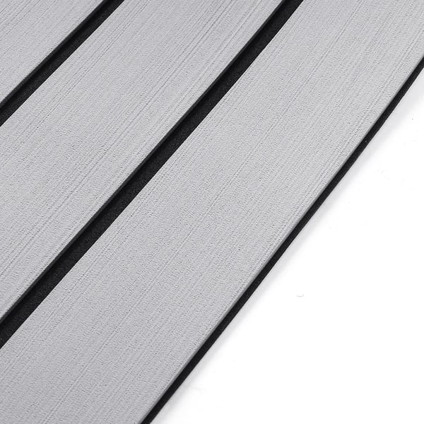 EVA-skum teakimitation - Båddæksmåtte - Selvklæbende - Skridsikker - 3000×900×6 mm - Beige