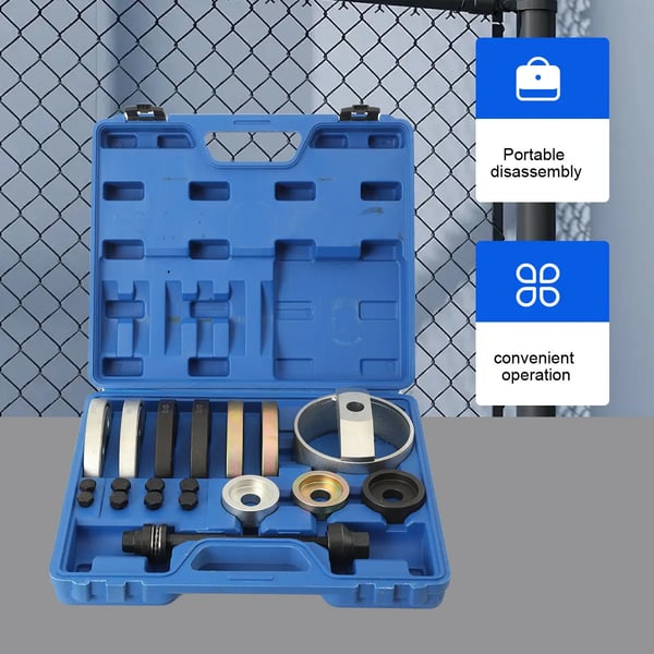 Brændstofindsprøjter/Injektor værktøjssæt - FSI servicekit 19 dele - Aftrækker, af- og montering - Til FSI-benzinmotorer - Universal
