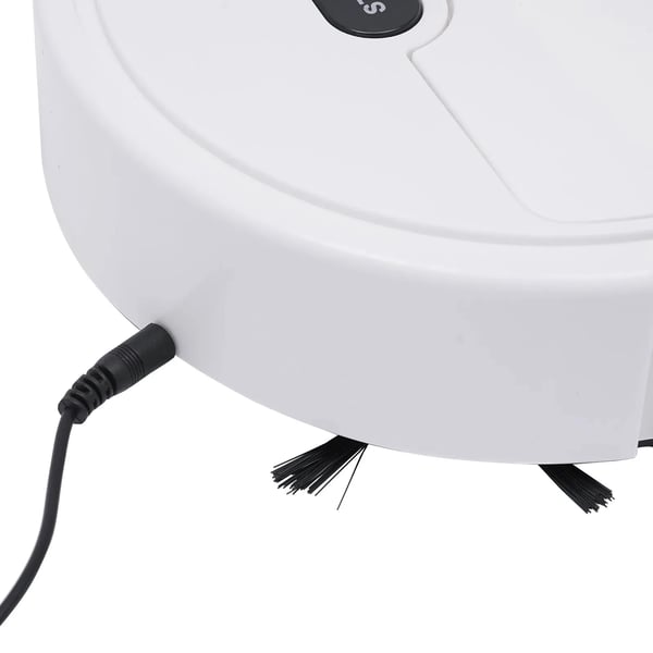 Robotstøvsuger - Støvsugerrobot - 500 Pa Sugestyrke - Tør Rengøring - 220 V - 5 W - Inkl. Børste - Hvid