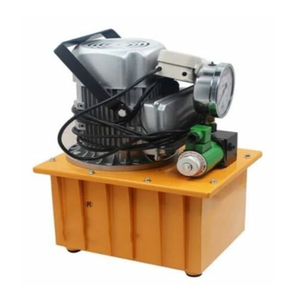 Hydraulisk högtryckspump - HHB-700A - EU-kontakt 220V - Enkelverkande - Tryck 2–70 MPa - Oljebehållare 7 L - Motor 750 W - Fotpedal