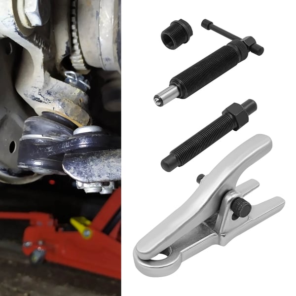 Kugleled aftrækkersæt - WE-D1088 kugleled separator - CRV-stål - Kapacitet 1 t - Spændvidde 32–52 mm - Åbning 22 mm - Dybde 32 mm - Rød
