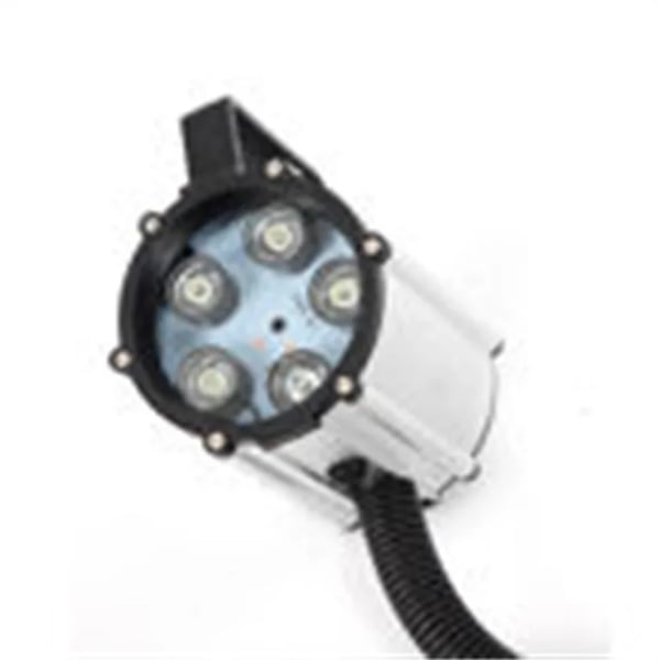 CNC Maskine Arbejdslampe - LED Værkstedslampe - 5W - 110–220V - 5500–6500K - Fleksibel Arm 50 cm - Vandtæt - Sølv