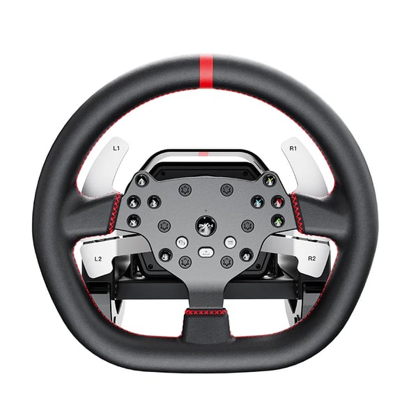 V10 Pro - Direktdrevet racingrat - 3,2 Nm Force Feedback - Bluetooth - PC/Windows 11 - Gearskifter - Hall-magnetiske pedaler - 360° rotation - Sort