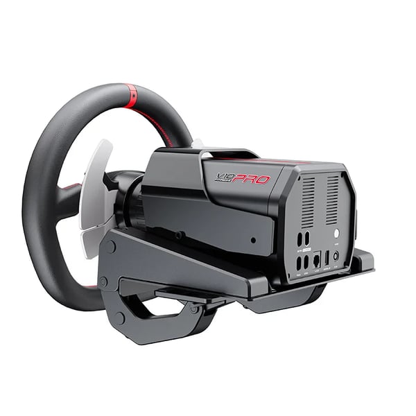 V10 Pro - Direktdrevet racingrat - 3,2 Nm Force Feedback - Bluetooth - PC/Windows 11 - Gearskifter - Hall-magnetiske pedaler - 360° rotation - Sort