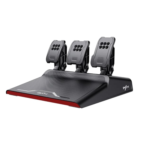 V10 Pro - Direktdrevet racingrat - 3,2 Nm Force Feedback - Bluetooth - PC/Windows 11 - Gearskifter - Hall-magnetiske pedaler - 360° rotation - Sort