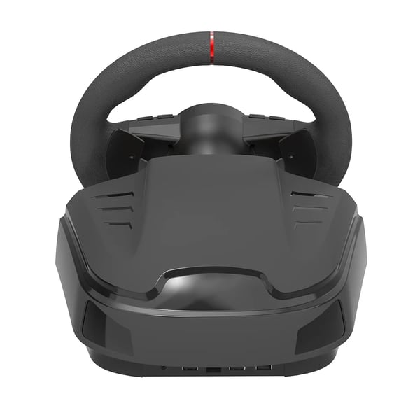 HS-GT001 - Racer-rat med pedaler - 180° Drejevinkel - Force Feedback - Gearskifter - Bluetooth - Til Xbox & Windows 11 PC - Sort