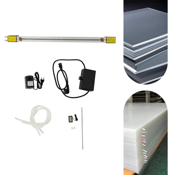 Akryl/Plast/PVC Bukkemaskine - Varmebukkemaskine 60 cm (600 mm) - 800 W - Til Termoplast - Andre farver