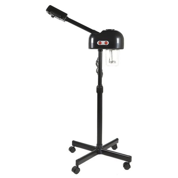 Kasvohöyrytin - Ammattitason salonkimalli - 800 W - 750 ml säiliö - Kuuma ja kylmä höyry - 30–50 min käyttö - Säädettävä korkeus 30–40 cm