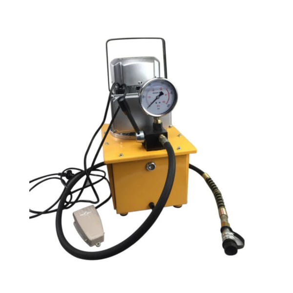 Sähköhydraulinen pumppu - Hydraulinen moottoripumppu - 700 bar korkeapaine - Yksitoiminen - Manuaaliventtiili - 220 V