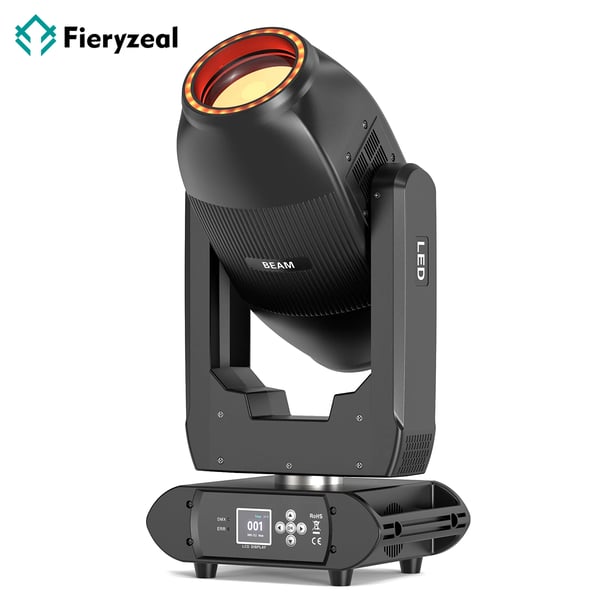 Kaksoispäinen LED Beam - Moving Head lavavalo - 350 W - DMX512/RDM, 33 kanavaa - 2×100 W + 24×0,2 W RGB×2 - Strobo, sateenkaari - EU-pistoke