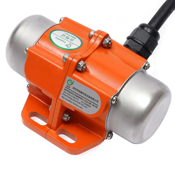 Vibrationsmotor - Enfaset Asynkron - 220V 30W - 3000 omdr./min - 50 Hz - 25 kg vibrationskraft - Aluminiumslegering