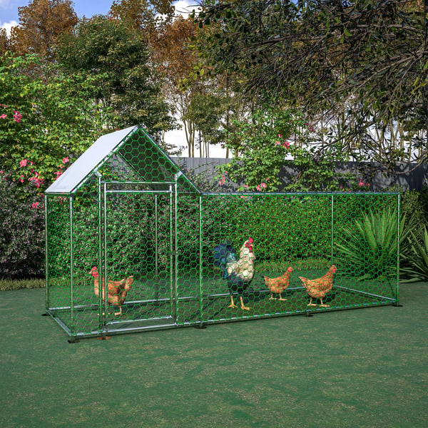 Dyreindhegning - Hundegård/metalbur - 3×1×1,5 m - Rustfrit stål - Udendørs - Modulær DIY - Sølv
