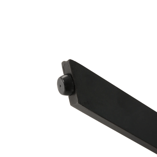 Udendørs sidebord - Kvadratisk aluminiumsbord - Vejrbestandigt - Til terrasse, have og pool - 58×49×11 cm - Sort
