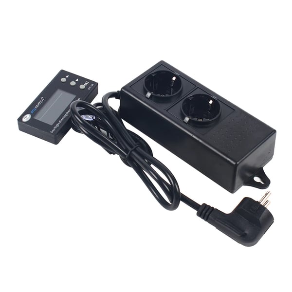 Akvarietermostat - Digital LCD temperaturregulator - Til fiskeakvarium - 220 V - 0–50 °C - Nøjagtighed 0,1 °C - SCR 16 A/250 V AC - 3 W