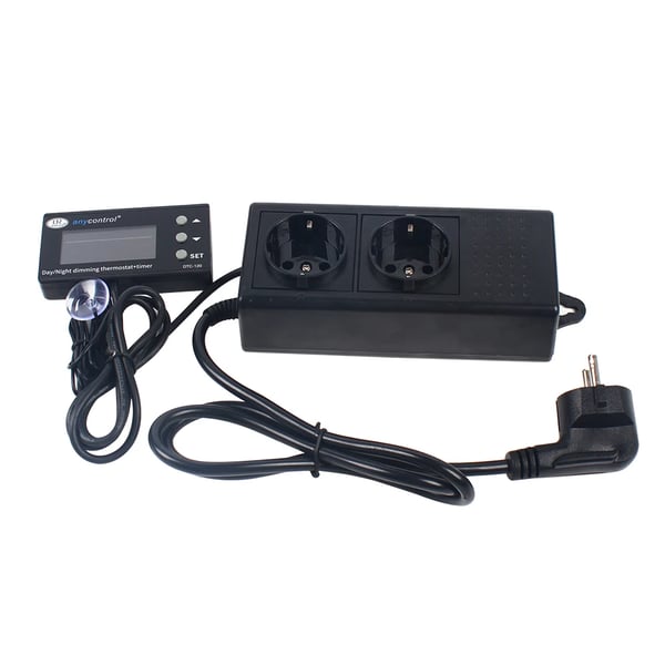Akvaarion termostaatti - Digitaalinen LCD lämpötilansäädin - Kala-akvaarioon - 220 V - 0–50 °C - Tarkkuus 0,1 °C - SCR 16 A/250 V AC - 3 W