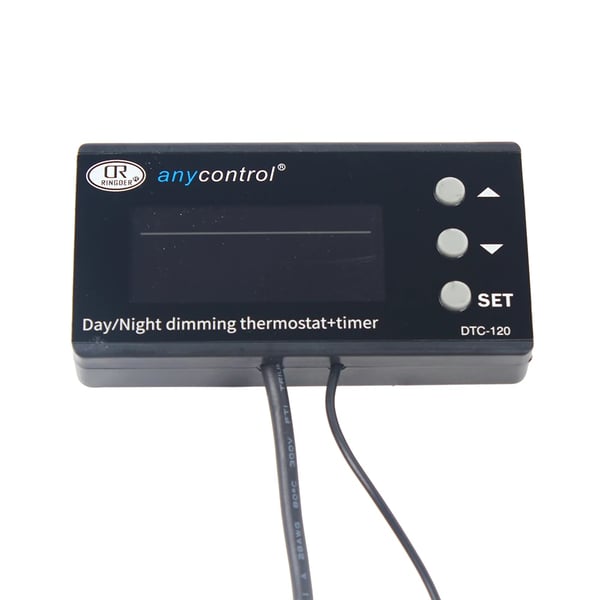 Akvaarion termostaatti - Digitaalinen LCD lämpötilansäädin - Kala-akvaarioon - 220 V - 0–50 °C - Tarkkuus 0,1 °C - SCR 16 A/250 V AC - 3 W