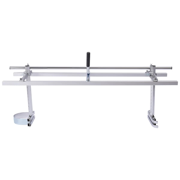 Savværk til kædesav - Bærbart savværk - Til sværd 0–120 cm - Snitdybde 2–35 cm - Aluminium & stål - Vægt 8,5 kg - Sølv