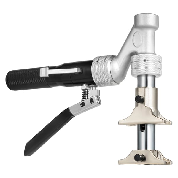 Hydraulisk glidespresse & rørudvider - Presstang til PEX/PPR - Område 16–32 mm - Kæber 16/20/25/32 mm - Aluminium/CR40/SK5 - Sort