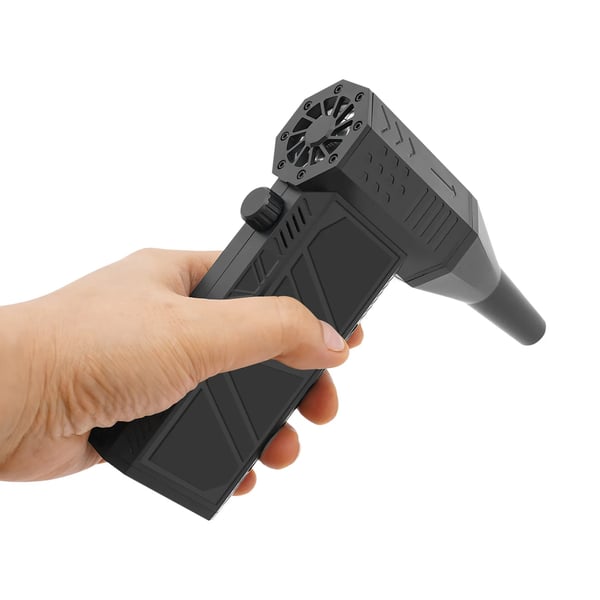 Mini Puhallin - Käsikäyttöinen Turbo Puhallin - 130000 RPM - 230 W - 52 m/s - Type‑C Pikalataus - 0,25–4 h Akkukesto - Musta