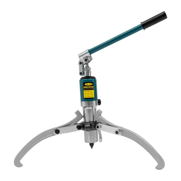 Hydraulisk lejeaftrækker - Aftrækkersæt 15 t - Integreret hydraulik - Cr40-stål - Trækkraft 15 t (15.000 kg) - Til lejer og krumtapaksel