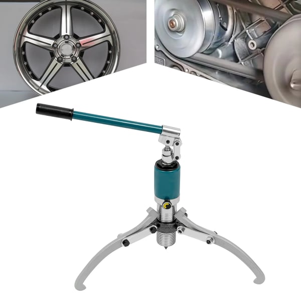 Hydraulisk lejeaftrækker - Aftrækkersæt 15 t - Integreret hydraulik - Cr40-stål - Trækkraft 15 t (15.000 kg) - Til lejer og krumtapaksel