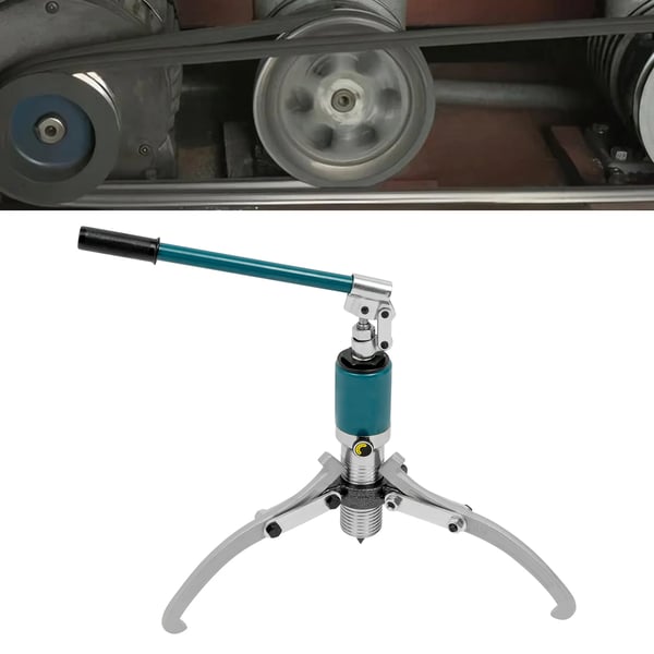 Hydraulisk lejeaftrækker - Aftrækkersæt 15 t - Integreret hydraulik - Cr40-stål - Trækkraft 15 t (15.000 kg) - Til lejer og krumtapaksel