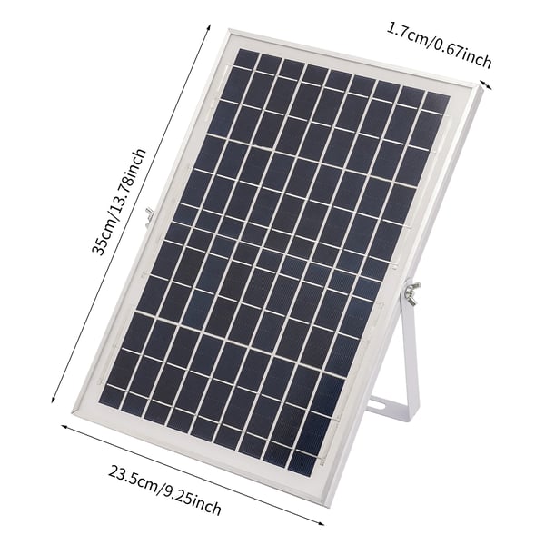 Solcelledrevet springvandspumpe - 10 W børsteløs motor - Justerbart solpanel - 1000 l/t - 1,5 m springhøjde - Til fuglebad & havedam - Sort
