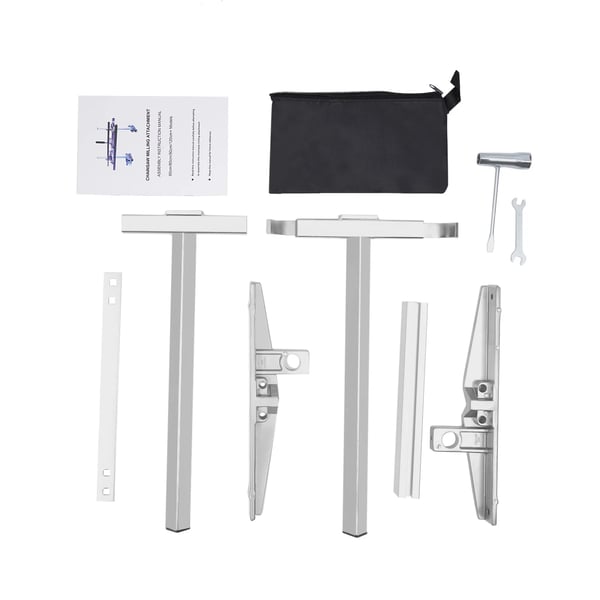 Bærbart savværk til kædesav - Justerbar plankeguide - Aluminiumslegering - Maks. bredde 60 cm - Tykkelse 1,27–33 cm - Til sværd 35,5–61 cm