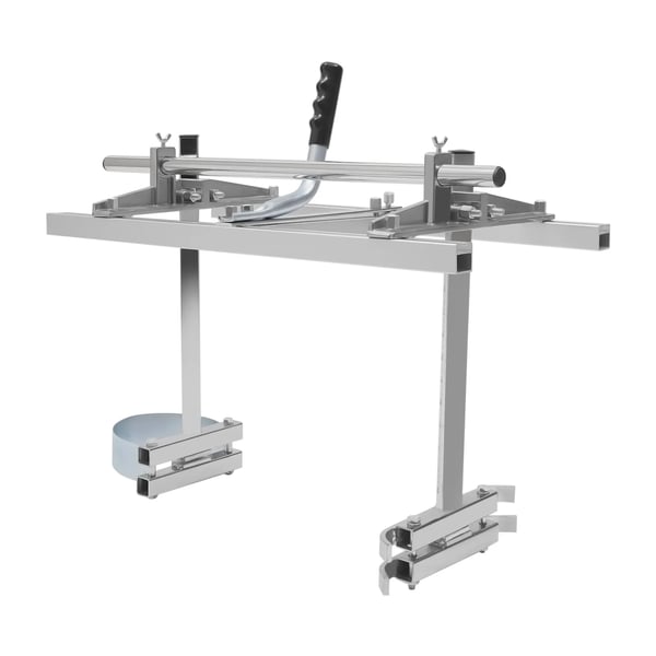 Bærbart savværk til kædesav - Justerbar plankeguide - Aluminiumslegering - Maks. bredde 60 cm - Tykkelse 1,27–33 cm - Til sværd 35,5–61 cm