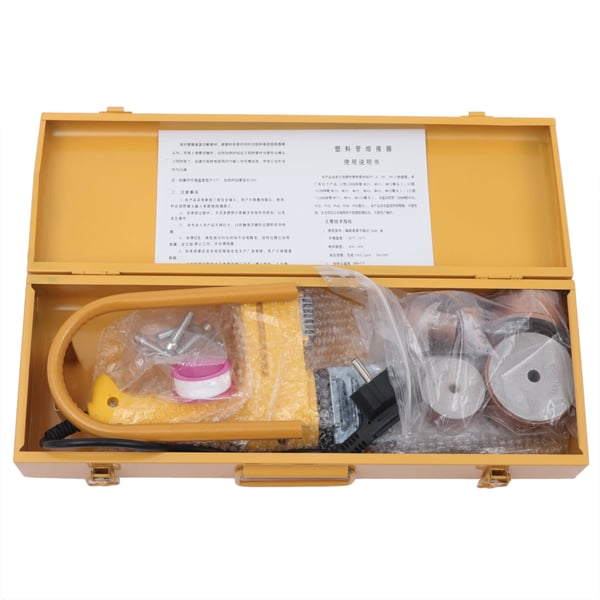 Rørsvejser - Rørsvejsemaskine - 1000 W - 220 V - Digitalt display - Justerbar temperatur - 20–63 mm
